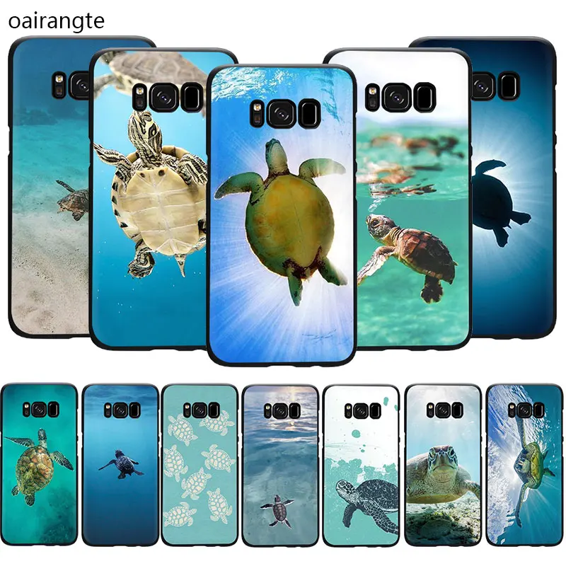 

Sea Turtle Aqua Soft TPU phone cover case for Samsung S6 S7 Edge S8 S9 S10 Plus S10e Note 8 9 10 M10 M20 M30