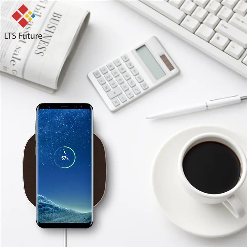 Быстрая Беспроводная зарядка для samsung Galaxy note 9 S9 10 w QI Быстрое беспроводное зарядное устройство для Iphone XS Max X XR 8 plus 7,5 w рабочего стола
