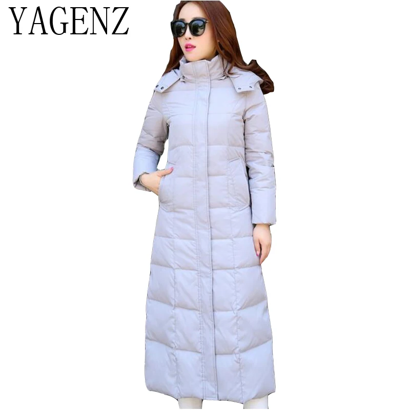 

2019 Winter women Jacket Fashion Slim Solid Female Down Cotton Hooded Jacket Thicker Women Cotton Long Overcoat Plus Size