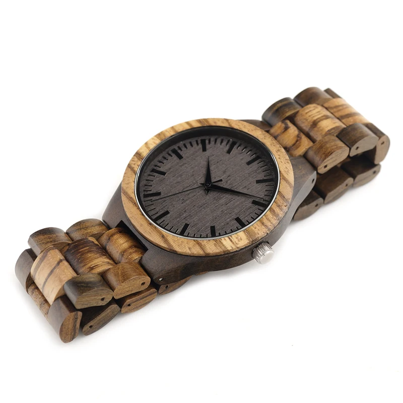 Бобо птица часы для мужчин стиль ручной работы из натурального дерева наручные часы Дерево группа relogio masculino B-D30