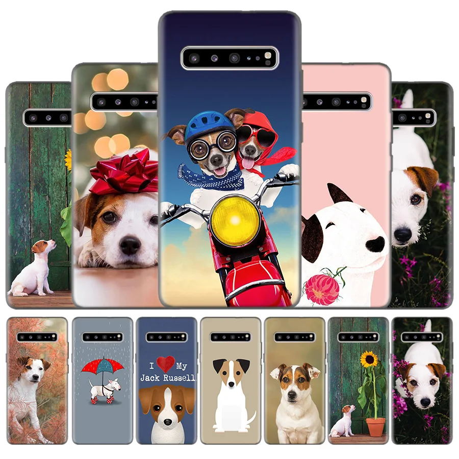 

Silicone Phone Case Cover For Samsung Galaxy S10 S10e 5G S9 S8 J8 J6 J4 Plus 2018 M40 M30 M20 M10 Shell Jack Russell Terrier Dog
