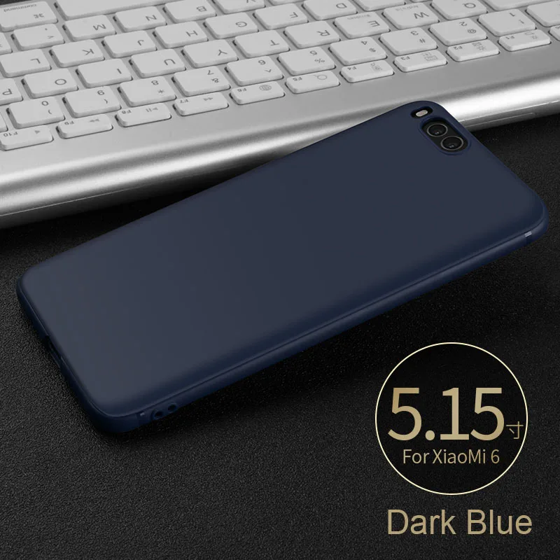 CAPSSICUM Mi6 Ultra-thin Soft matte case for Xiaomi Mi 6 Cases TPU Flexible Slim Gel Back Cover High Quality for Xiaomi 6 leather phone wallet Cases & Covers