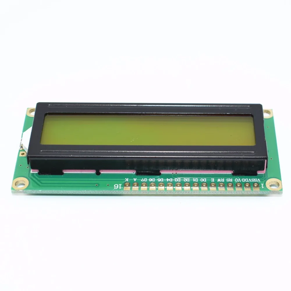1PCS LCD1602 1602 module green screen 16x2 Character LCD Display Module ...
