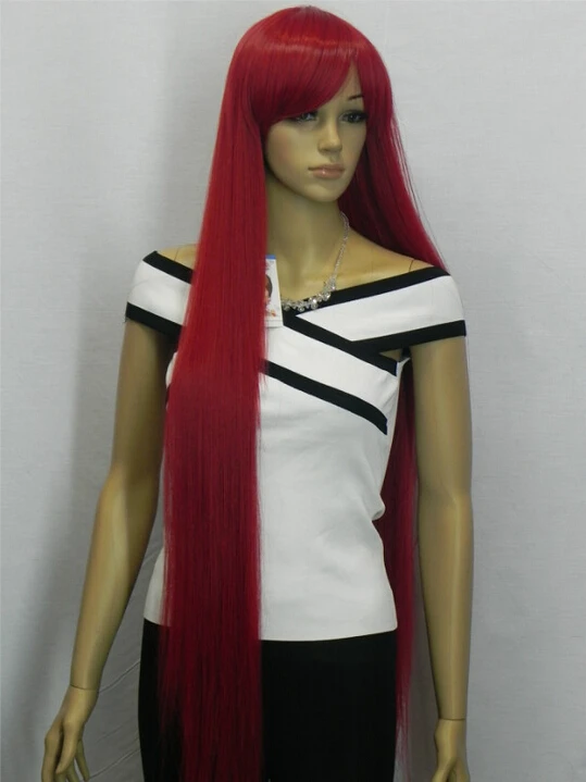 Parrucca парик 511 + Красный Прямо Косплей ДНК Парики|wig black|cosplay wig mencosplay women |