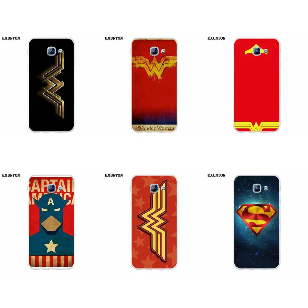 Мягкий чехол с логотипом Wonder Woman для Galaxy J1 J2 J3 J330 J4 J5 J6 J7 J730 J8 2015 2016 2017 2018 mini