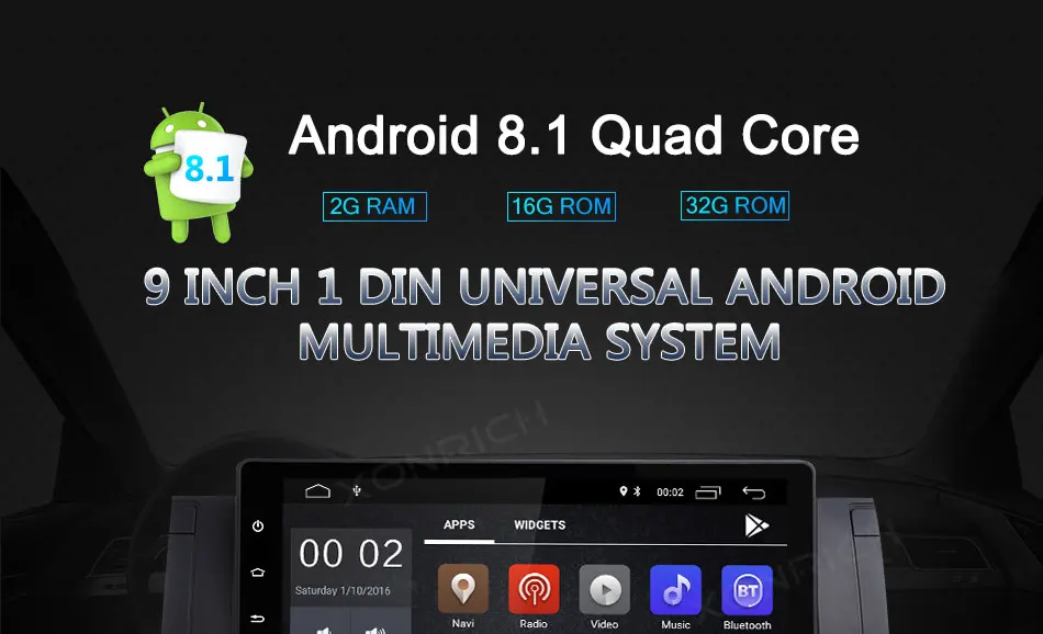 Sale Xonrich Car Multimedia Player 1 Din Android 8.1 GPS Radio For BMW E39 BMW X5 E53 M5 2002-2007Navigation Stereo Head Unit Wifi 4G 0