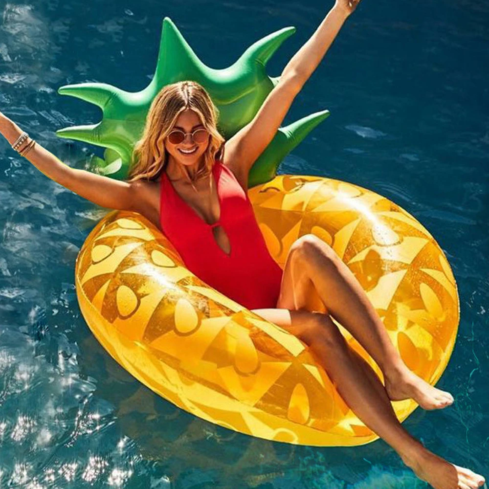 Inflatable Pineapple Pool Float Summer 