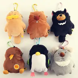 Кэндис Го! Стильная футболка с изображением персонажей видеоигр вомбат семьи коала Утконос пингвин плюшевые игрушки куклы мешка мелкая