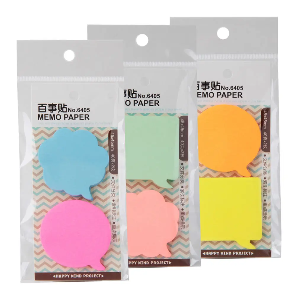 

Dialog Box Cloud Self-Adhesive Memo Pad Paper Sticky Note Page Marker Planner CN