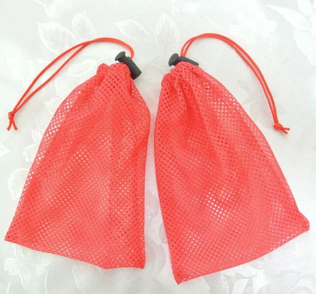 100pcs high quality small mesh jewelry bags wholesale mesh drawstring