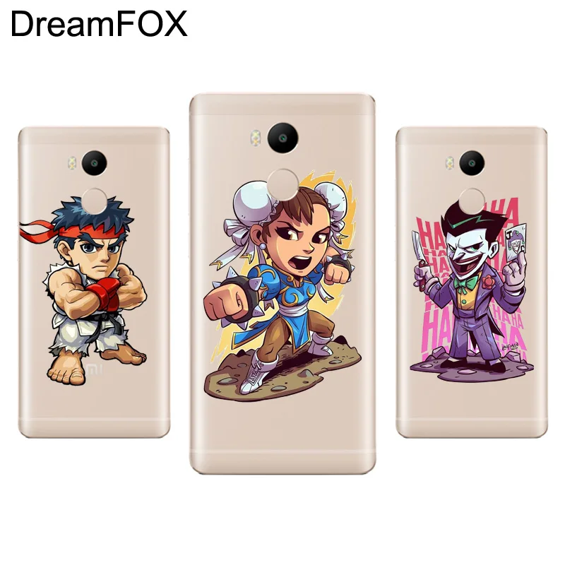 DREAMFOX L021 милые мультгерои силиконовый чехол-накладка из мягкого ТПУ чехол для Xiaomi