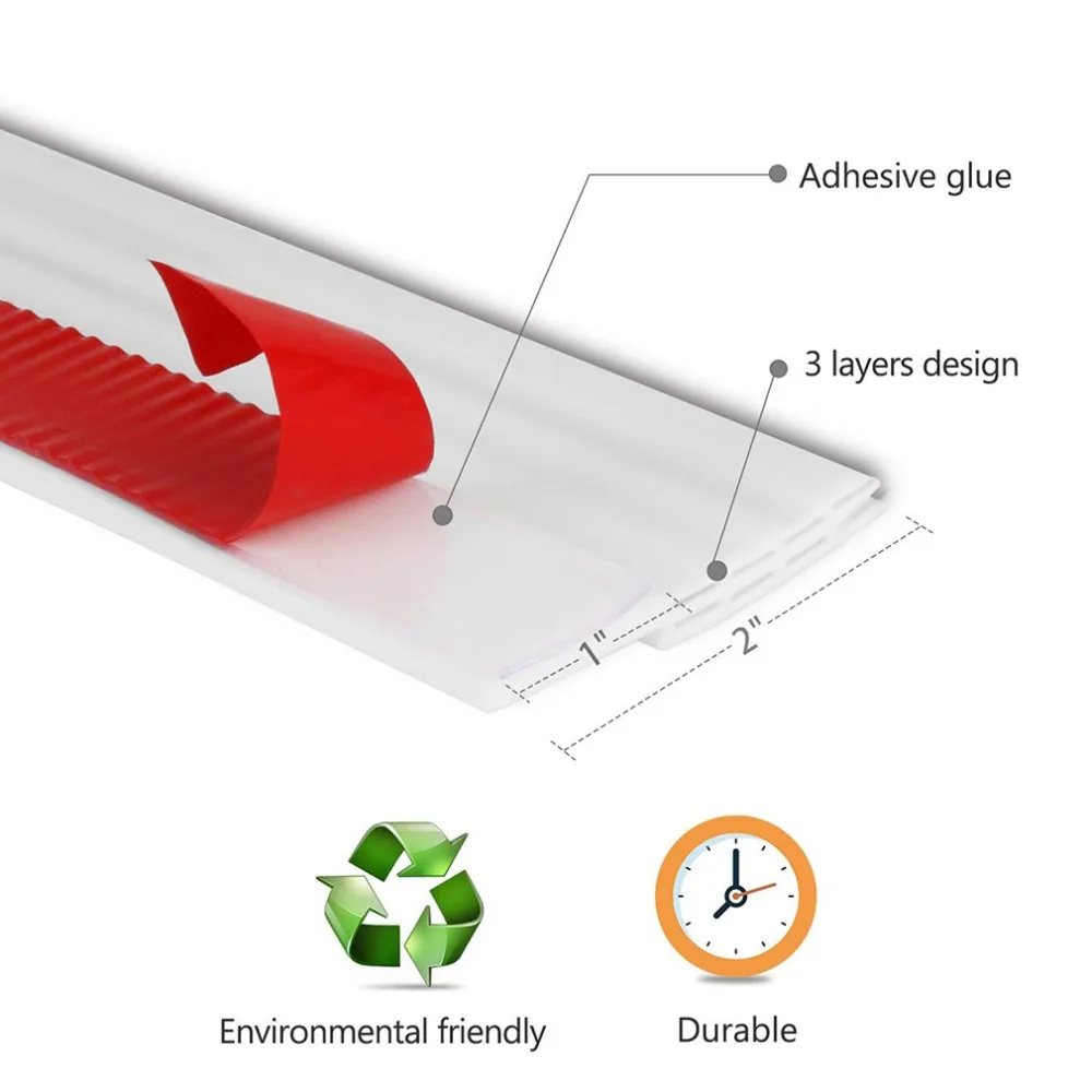 Самоклеящаяся силиконовая Нижняя дверная оконная лента 1 м резиновая уплотнительная полоса уплотнение раздвижных дверей