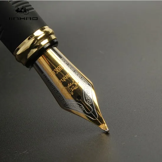 Jinhao X450 классический толстый корпус 1,0 мм изгиб перо каллиграфия ручка Высокое качество Металл перьевая ручка Роскошные чернила подарочные ручки для письма