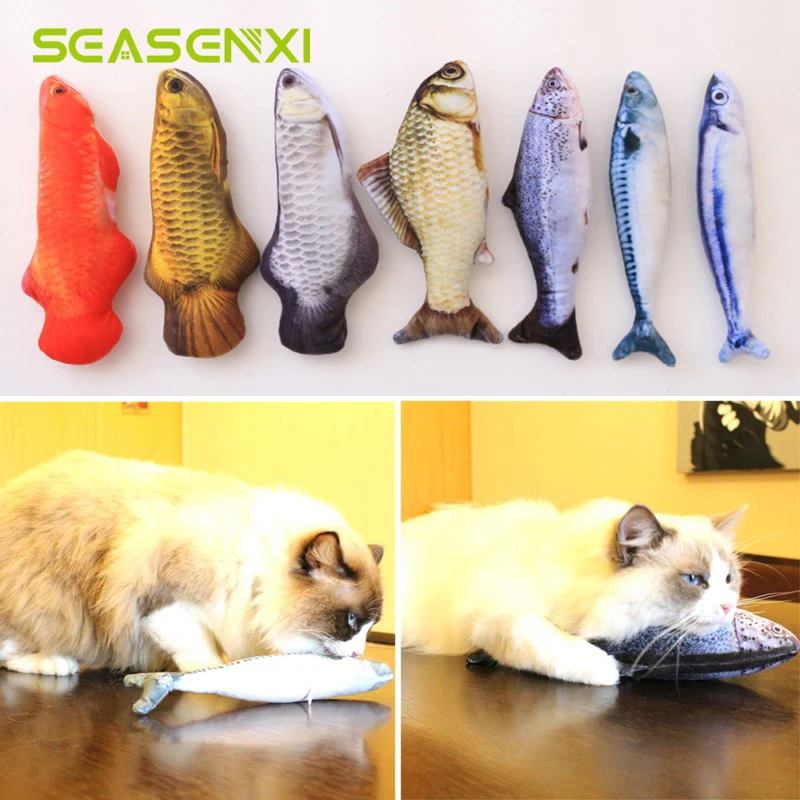 Catnip Cat Toy Fish 7 Style Soft Interactive Pet Toys for Cats Kitten Bite  Chew Scratch Cat Toy Cat for Playing Pet Supplies