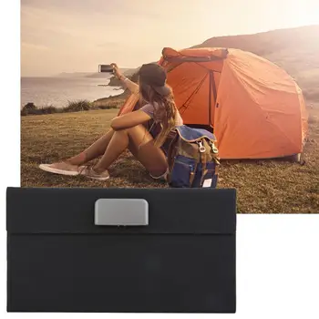 

LED Solar Panel 18W Outdoor Waterproof Foldable LED Monocrystalline Silicon Solar Panel Dual USB Output Solar Panel