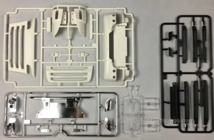 1/14 Масштаб RC Tamiya SCANIAA R470 R620 R730 56323 грузовик брови тягач прицеп L K крыло MF1 2 N S F крыша зеркало кузова наборы - Цвет: FRONT FACE
