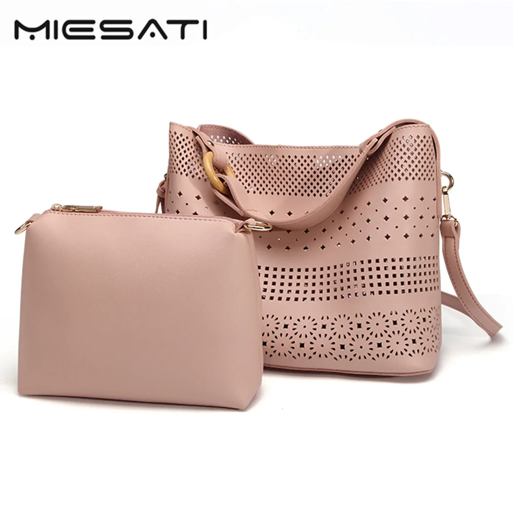

MIESATI luxury handbags women bags designer purses and handbags shoulder bags hollow women bag tote bags for women 2017