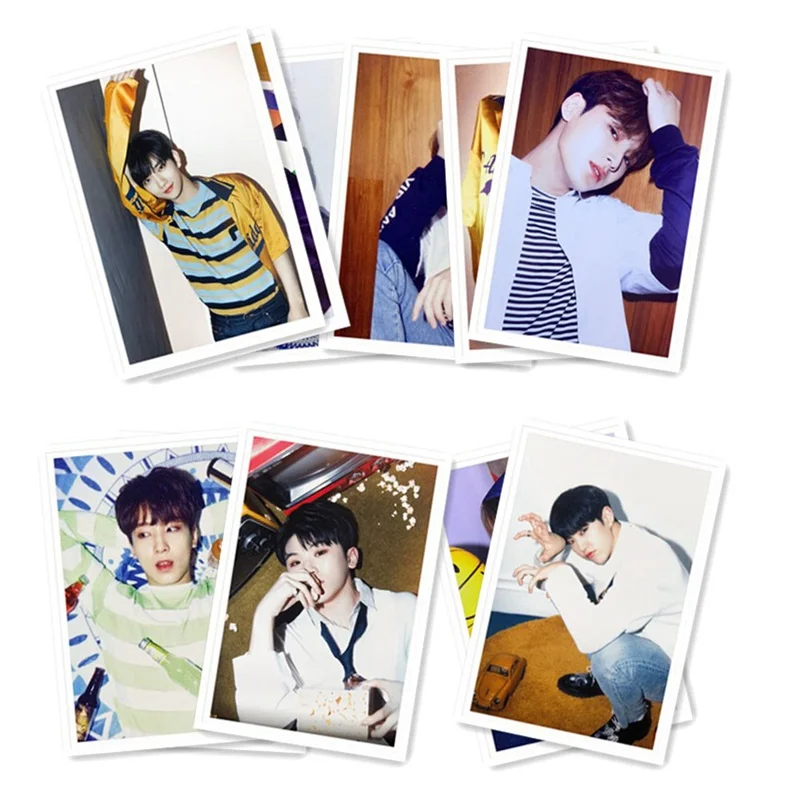 

Kpop Seventeen Happy Ending Lomo Photo Card DK Jun Collective Cards THE8 DINO Photocard 40pcs/set