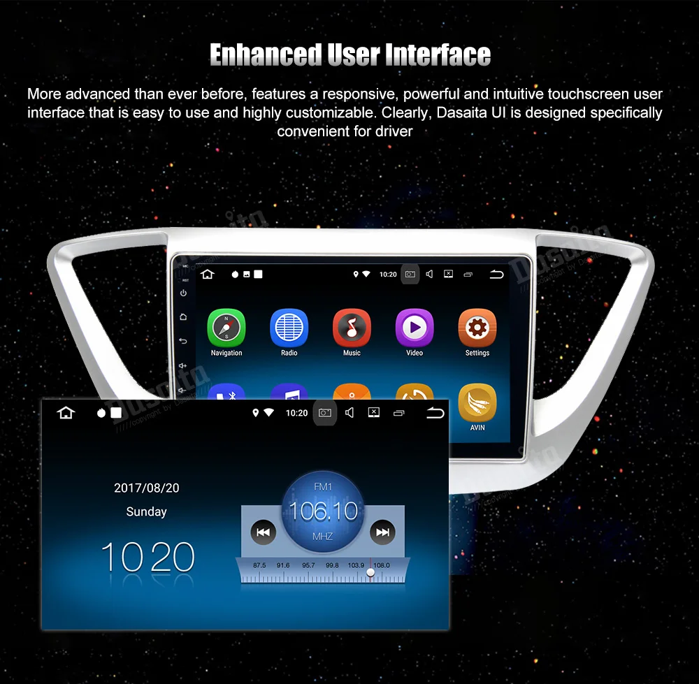 Cheap Dasaita 9" Android 7.1 Car GPS Player Navi for Hyundai Verna Solaris 2017 with 2G+16G Quad Core Stereo Radio Multimedia No DVD 12 Cheap Dasaita 9" Android 7.1 Car GPS Player Navi for Hyundai Verna Solaris 2017 with 2G+16G Quad Core Stereo Radio Multimedia No DVD 12