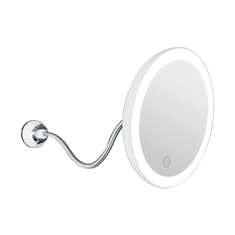 360 Вращение 5X 10X увеличительное зеркало светодиодный противотуманная присоска душ бритье макияж туман зеркало