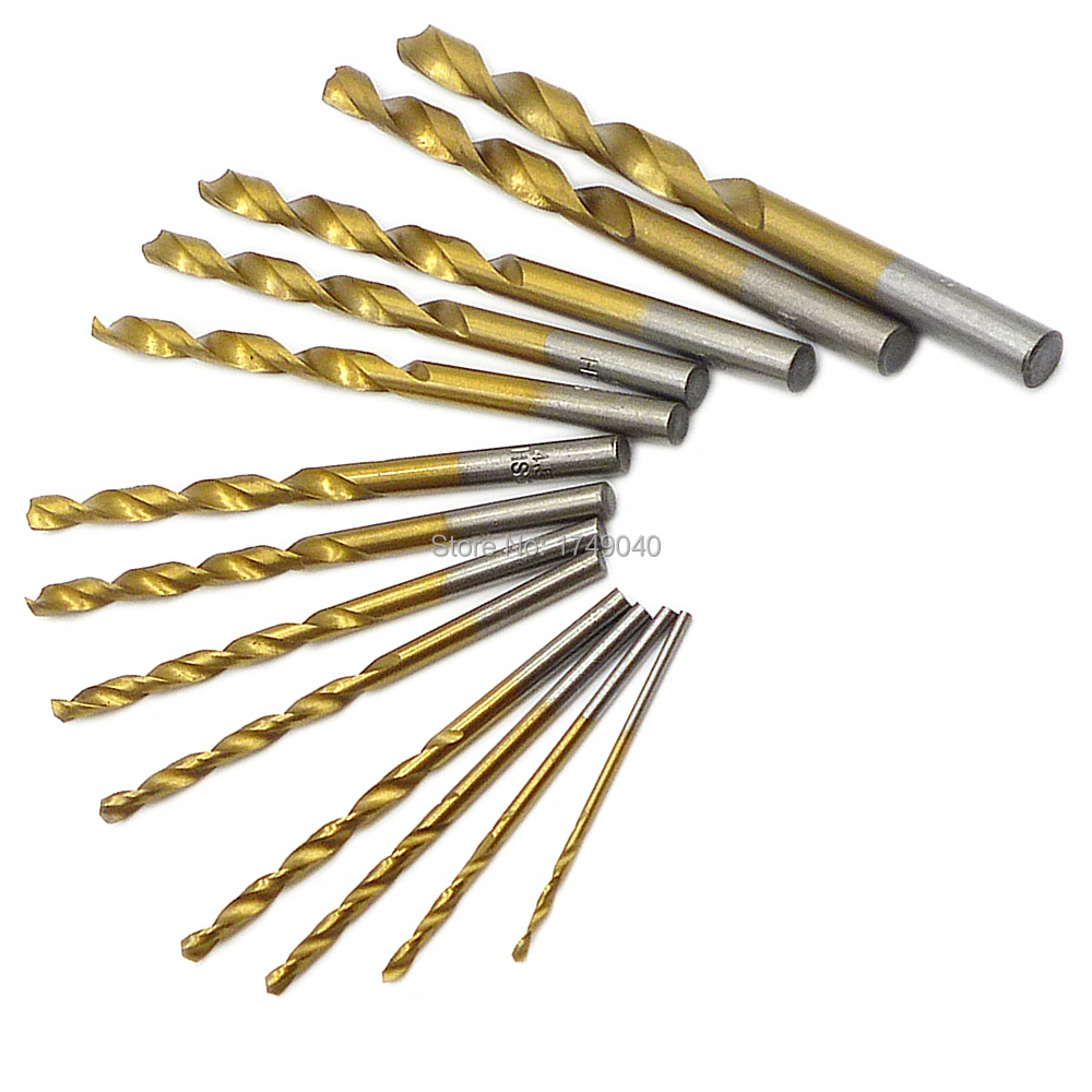 6pcs twist drill bit set hss drill bits 3 8mm wood metal iron serrated grooving punching hole cutting power tool accessories 13pc Metric Spiral Twist Drill 1.5mm to 6.5mm HSS Titanium Round Shank Twist Drill Bits Set Wood Metal Hole Cutter Drilling Bits