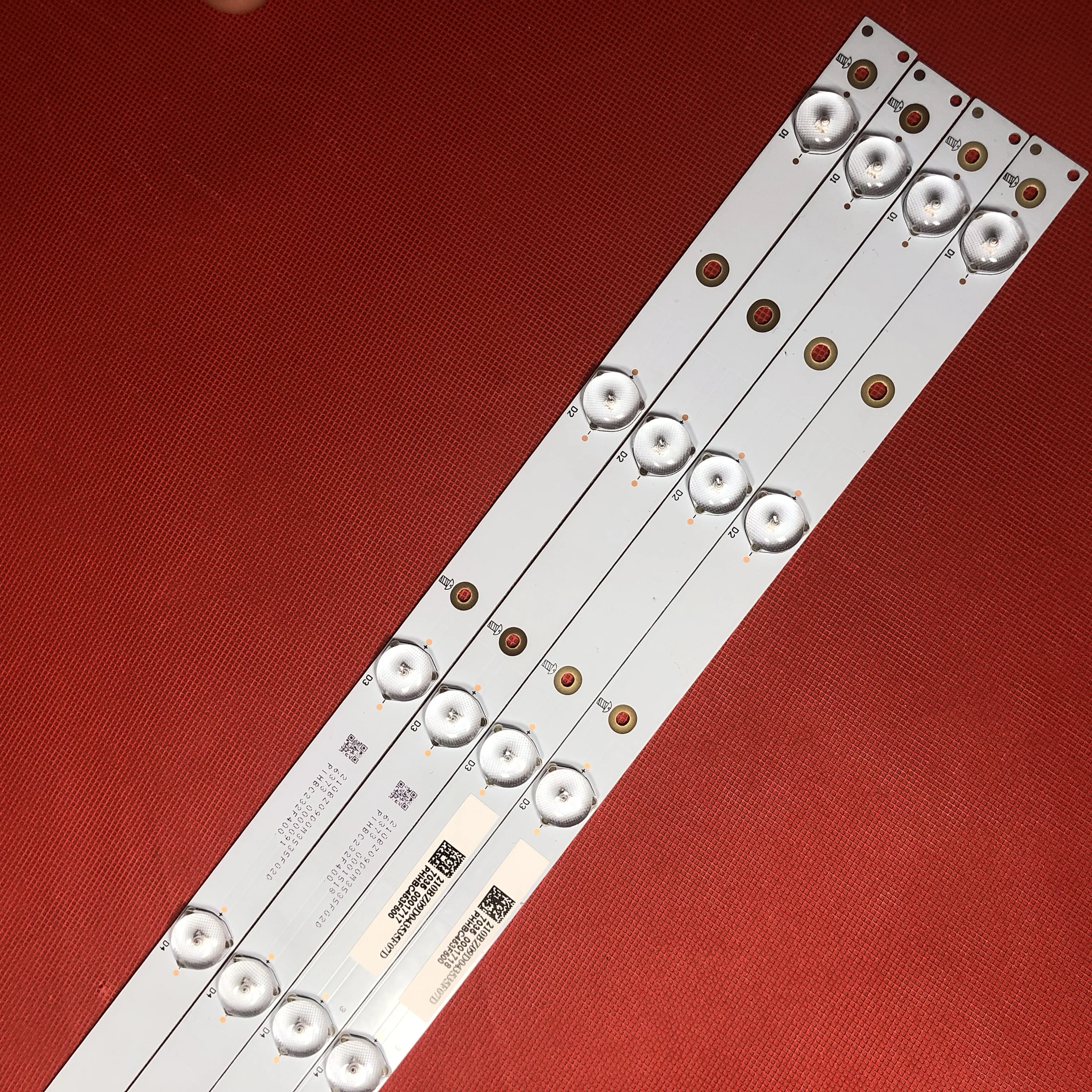 

4Pieces LED backlight GJ-DLEDII P5-400-D409-V7 for LED TV P h ilips 40PFT5300/12 40PFT5300/60 40PFK4509/12 40PFH5300/88