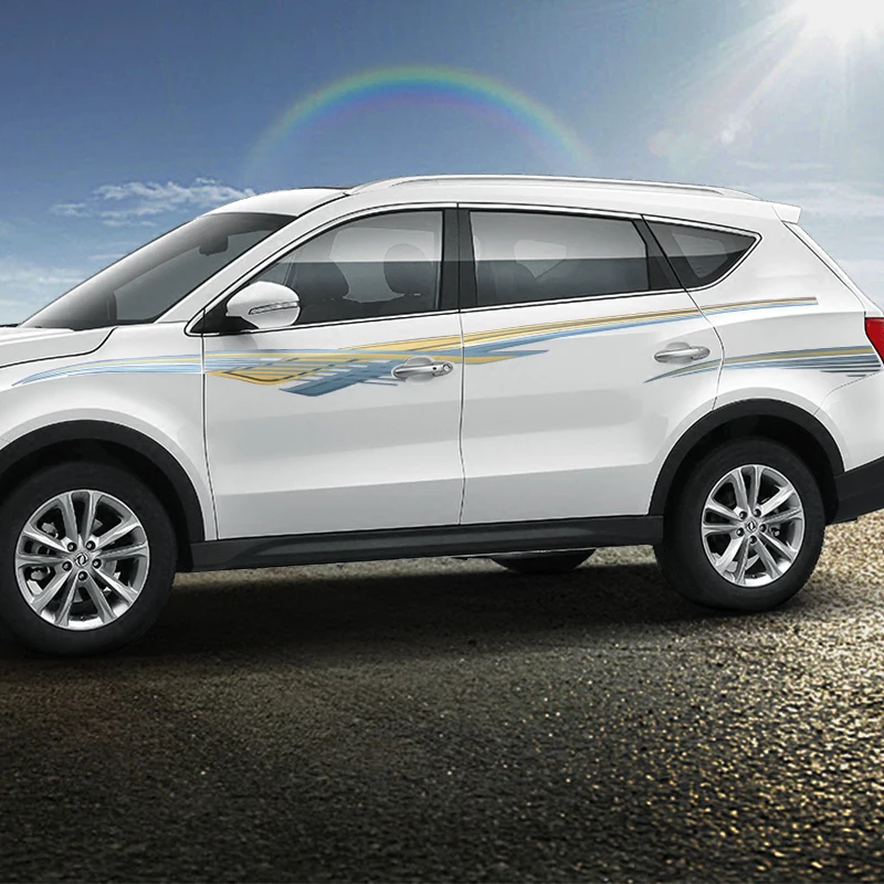 Для dongfeng DFSK 580 тела Цвет полосы украсить Стикеры