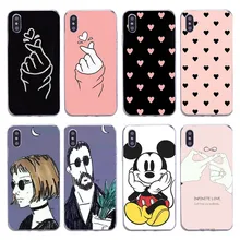 Luxury Couples Case For iPhone XS Max XR XS X Love Heart Phone Cases for iphone 7 8 6 6S Plus 5 5S SE Soft TPU Cover