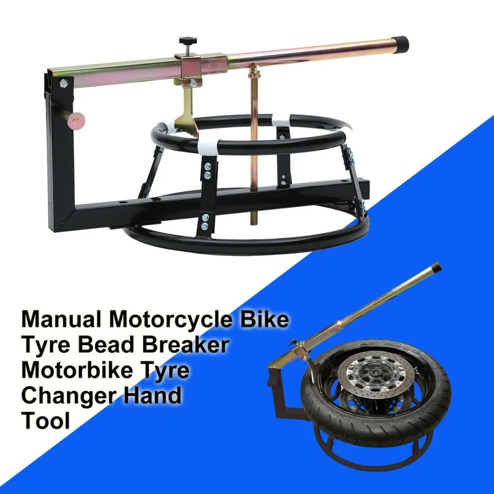 

Mechanics Workshop Garage Manual Motorcycle Motocross Bike Tyre Bead Breaker Motorbike Tyre Changer Hand Tool