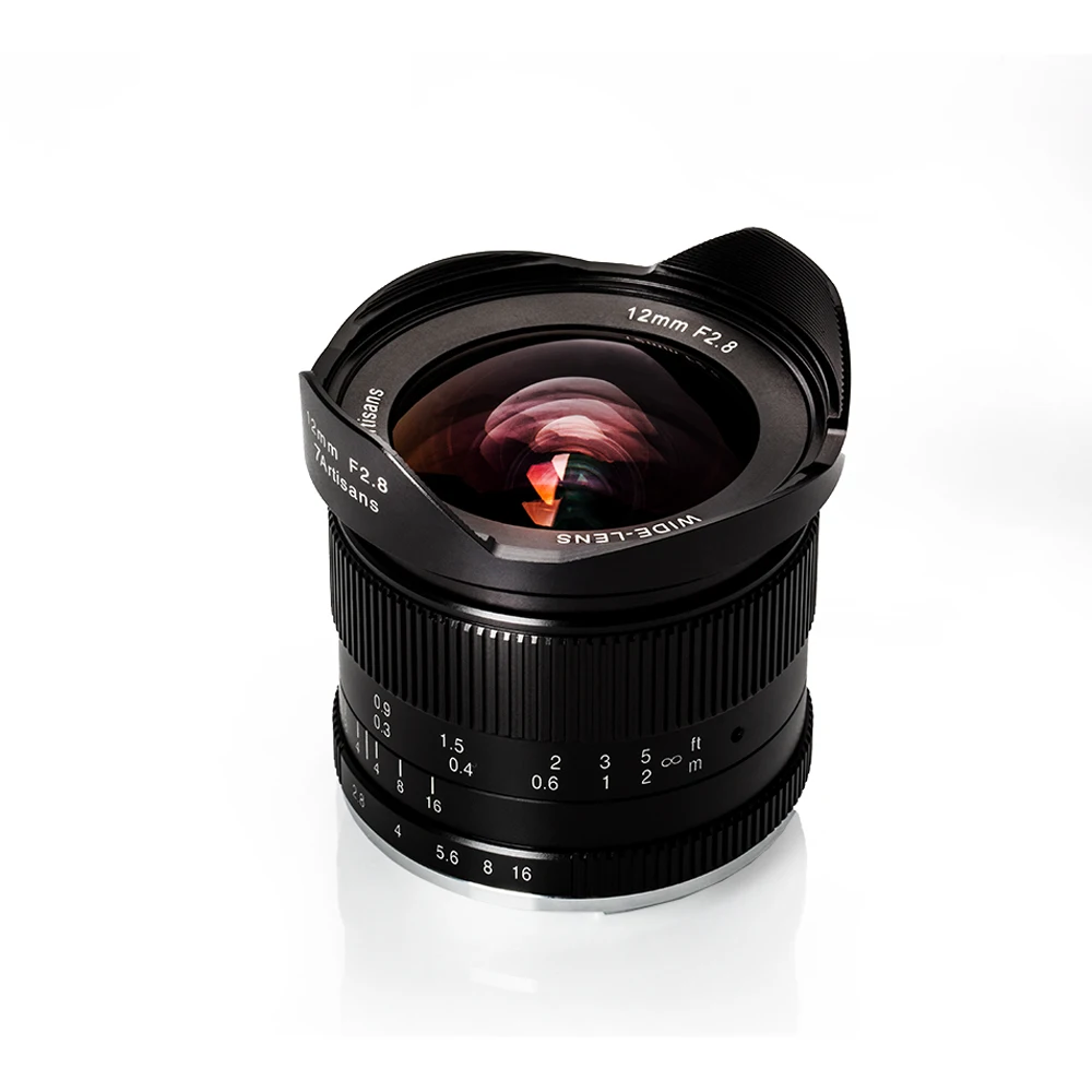 7 ремесленников 12 мм f2.8 ультра широкоугольный объектив для sony E-mount APS-C беззеркальных камер A6500 A6300 A7 ручной фокус Prime фиксированный объектив