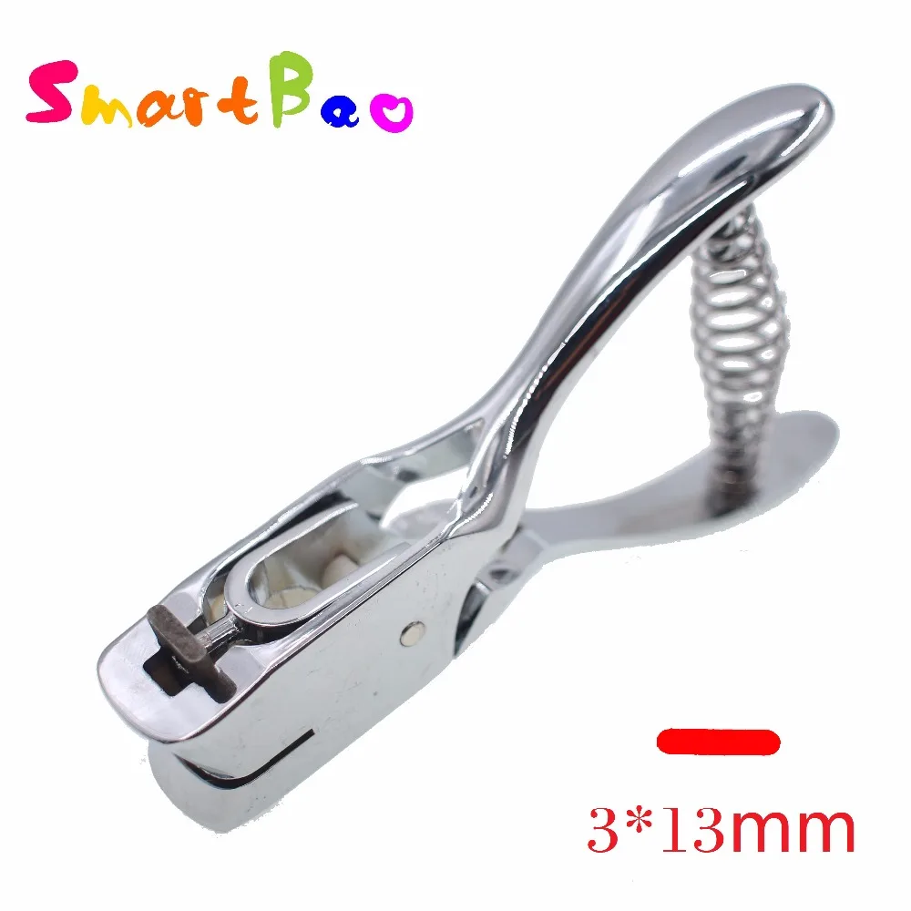 3mm*13mm Hole Punch Manual PVC Card Punch and ID Card Slot Hole Punch