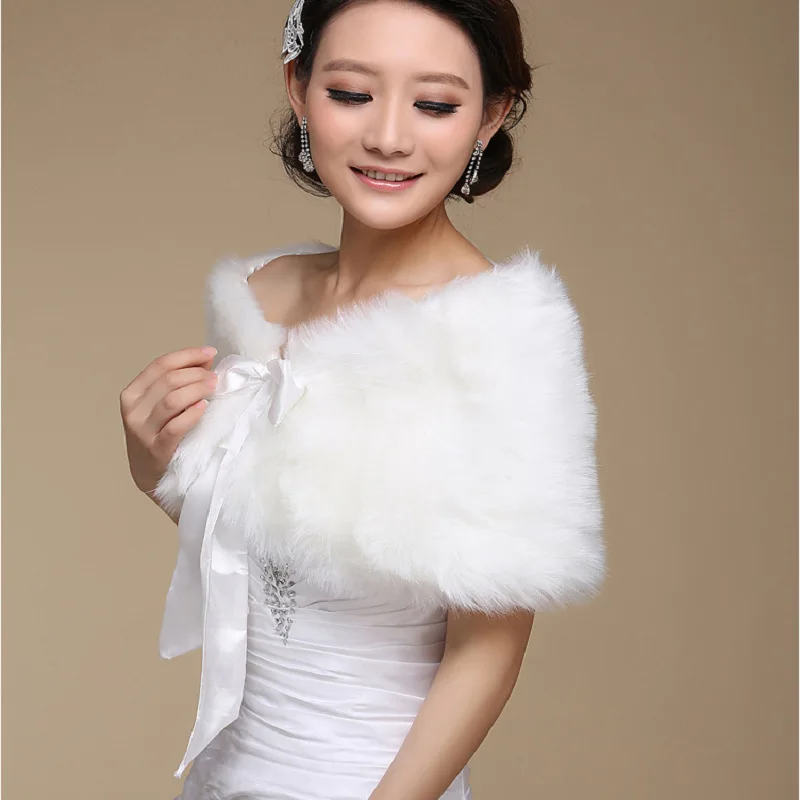 Меховая Шаль Свадебная накидка вечернее платье Cheongsam Pregnantwith Свадебная накидка белая осенне-зимняя куртка