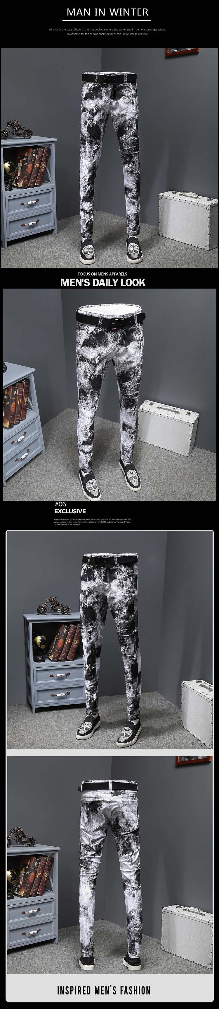 Узкие длинные прямые джинсы, брюки для мужчин, s стрейч, джинсовые брюки, брюки ковбойский стиль, обтягивающие дизайнерские джинсы Erkek Kot Pantolon