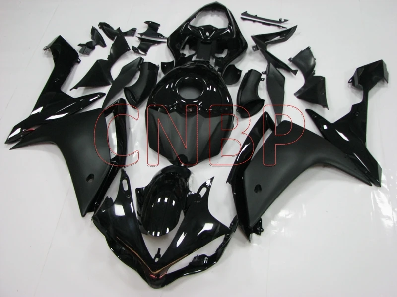 Кузов YZFR1 2007 - 2008 черные Обтекатели YZF R1 07 комплекты кузова без краски | Автомобили