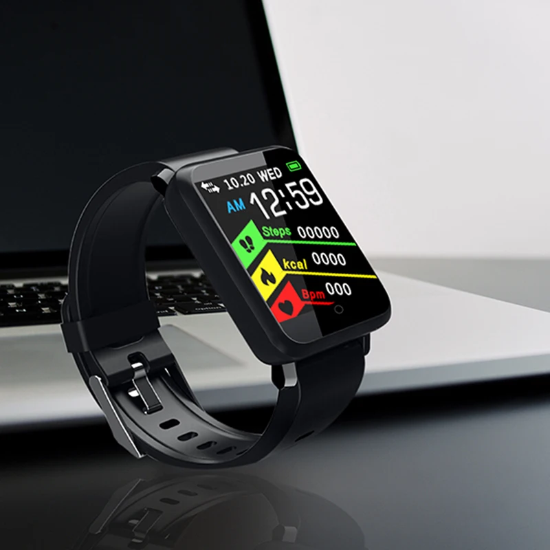 

Touch Screen Smart Watch F1 Sport Fitness Track Pedometer Hear Rate Blood Pressure Monitor waterproof Smart watch Bracelet