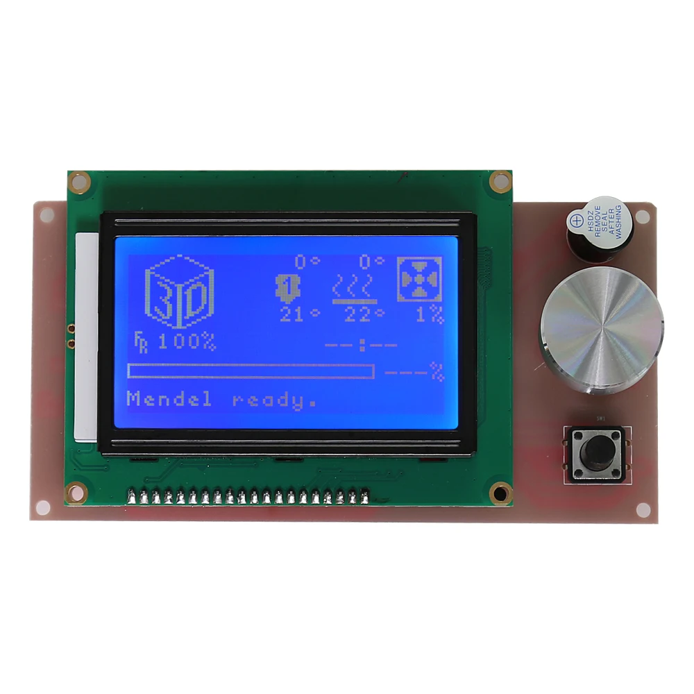 Материнская плата для 3D принтеров Anet A6 E10 E12 + 12864 ЖК дисплей с умным контроллером