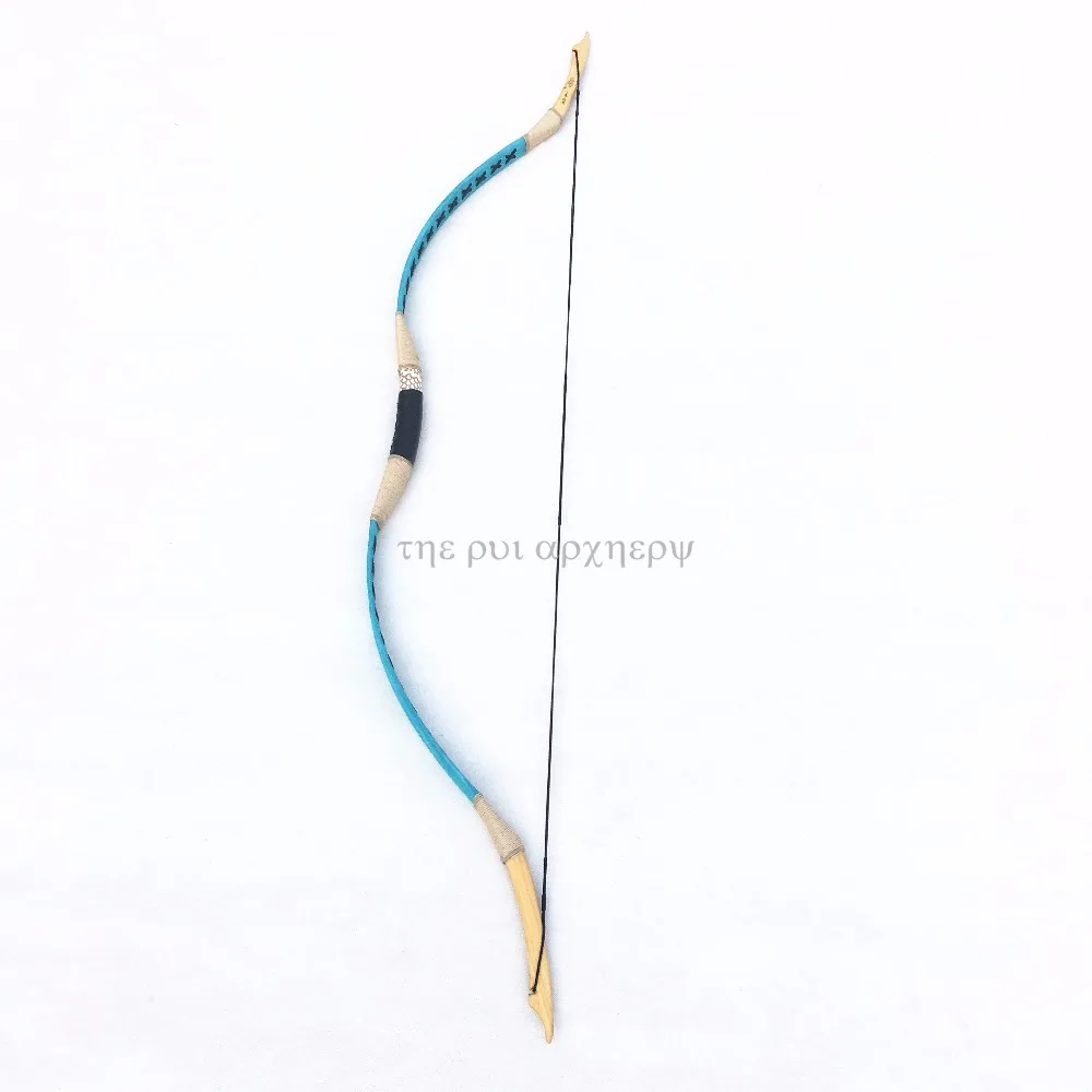 60'' Traditional Archery Recurve bow and Arrows Wood Longbow Target Bow 40LBS