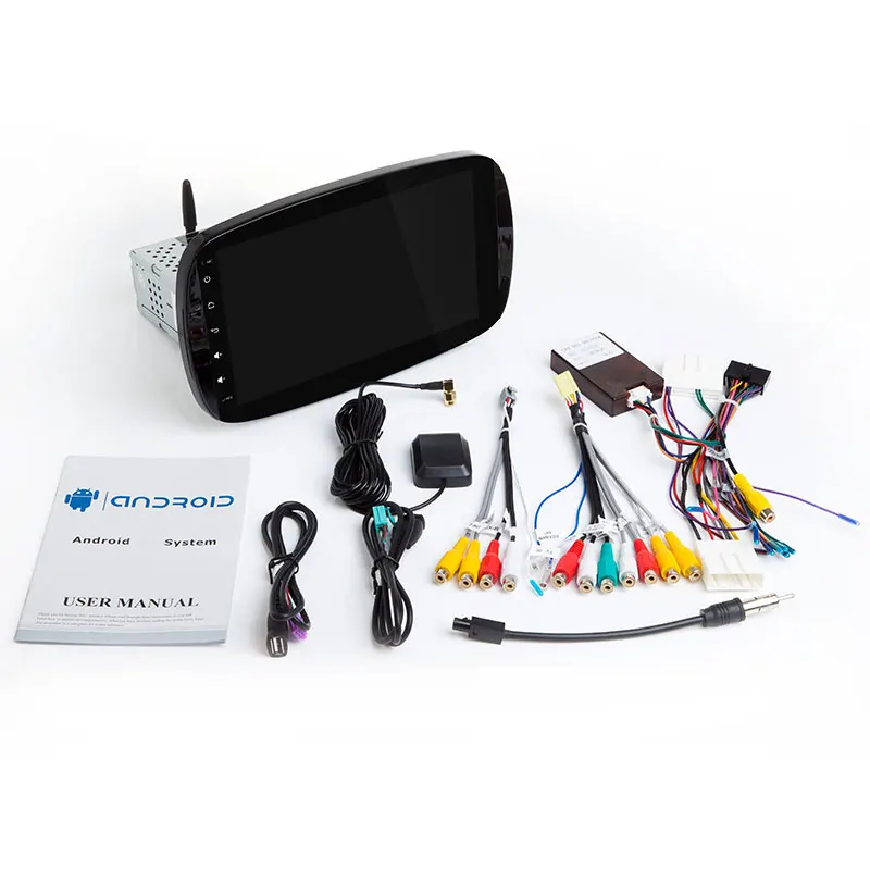 Perfect Xonrich Car Multimedia Player 1 din Android 9.0 NO DVD Autoradio For Mercedes/Benz Smart Fortwo 2015 2016 2017 GPS Navigation 4G 5