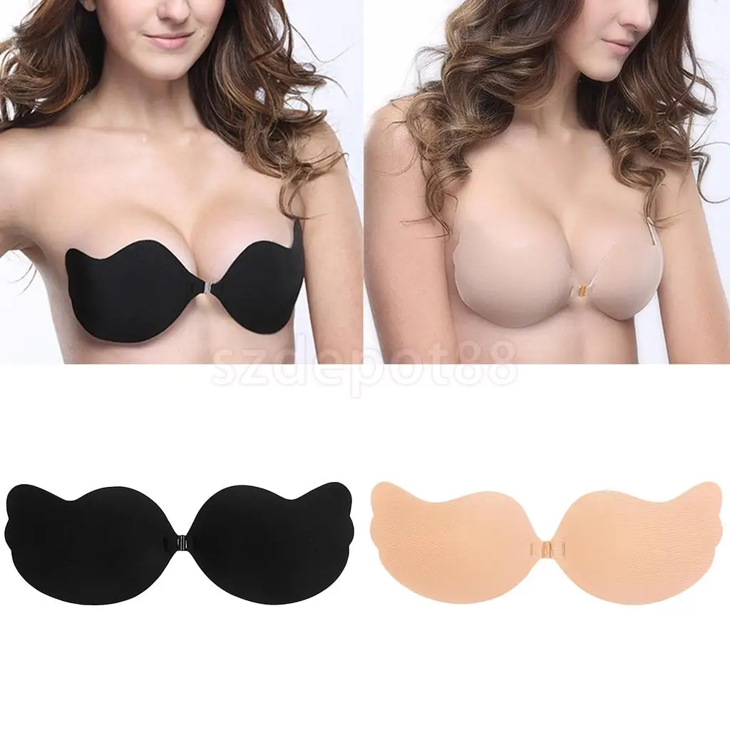 Strapless Silicone Push Up Backless Self Adhesive Gel Magic Stick