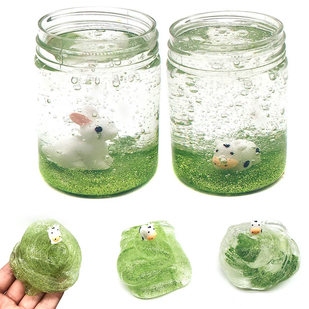 

1 Pcs Mud Slime Clay Plasticine Toy Transparent Stress Relief Gift For Children Kids YJS Dropship