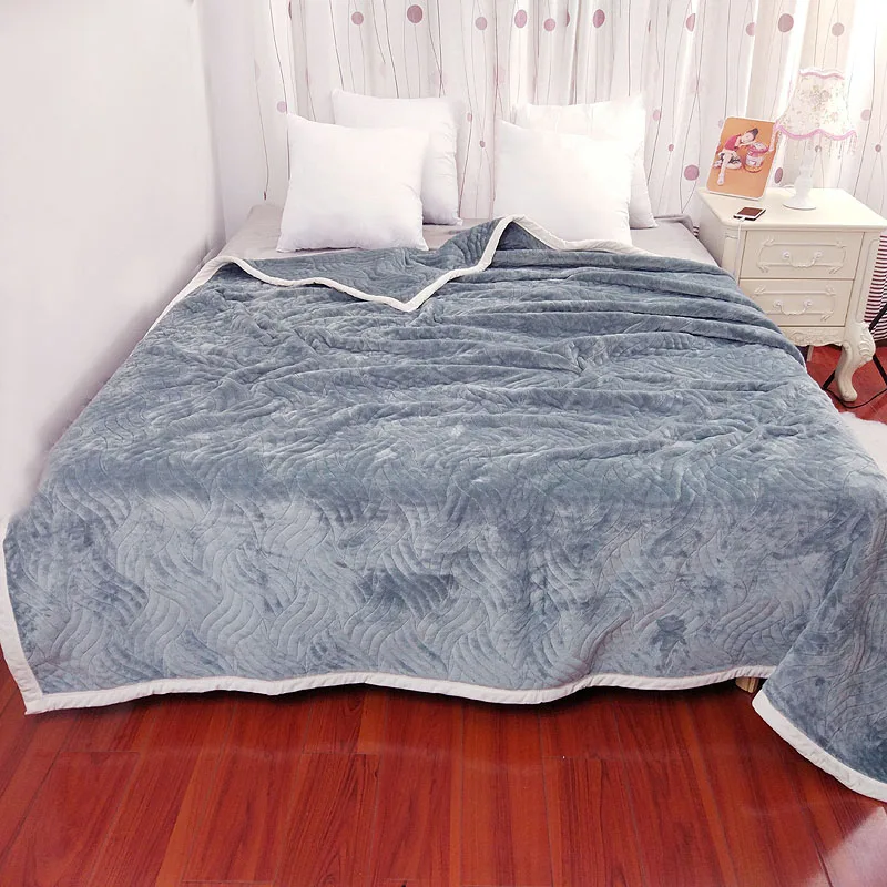 Флисовое одеяло, покрывало, покрывало для кровати, набор постельного белья, зимний плед, 150X200/200X230, кровать/диван/Дорожный комплект постельного белья