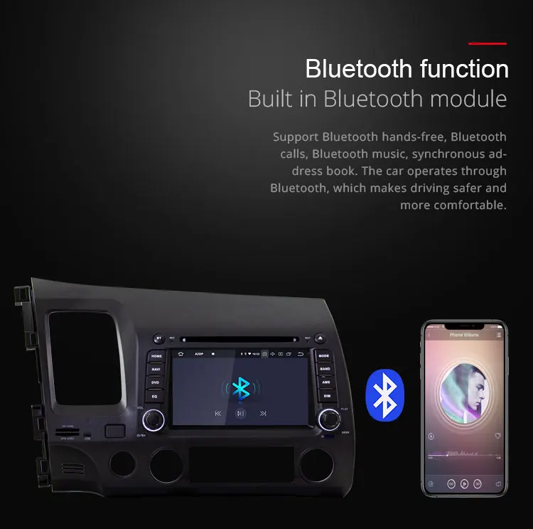 Cheap TOPBSNA Android 9.0 Car DVD Player for Honda Civic 2005 2006 2007 2008 2009 2010 2011 GPS Autoaudio 2 din Car Radio stereo WiFi 6 Cheap TOPBSNA Android 9.0 Car DVD Player for Honda Civic 2005 2006 2007 2008 2009 2010 2011 GPS Autoaudio 2 din Car Radio stereo WiFi 6