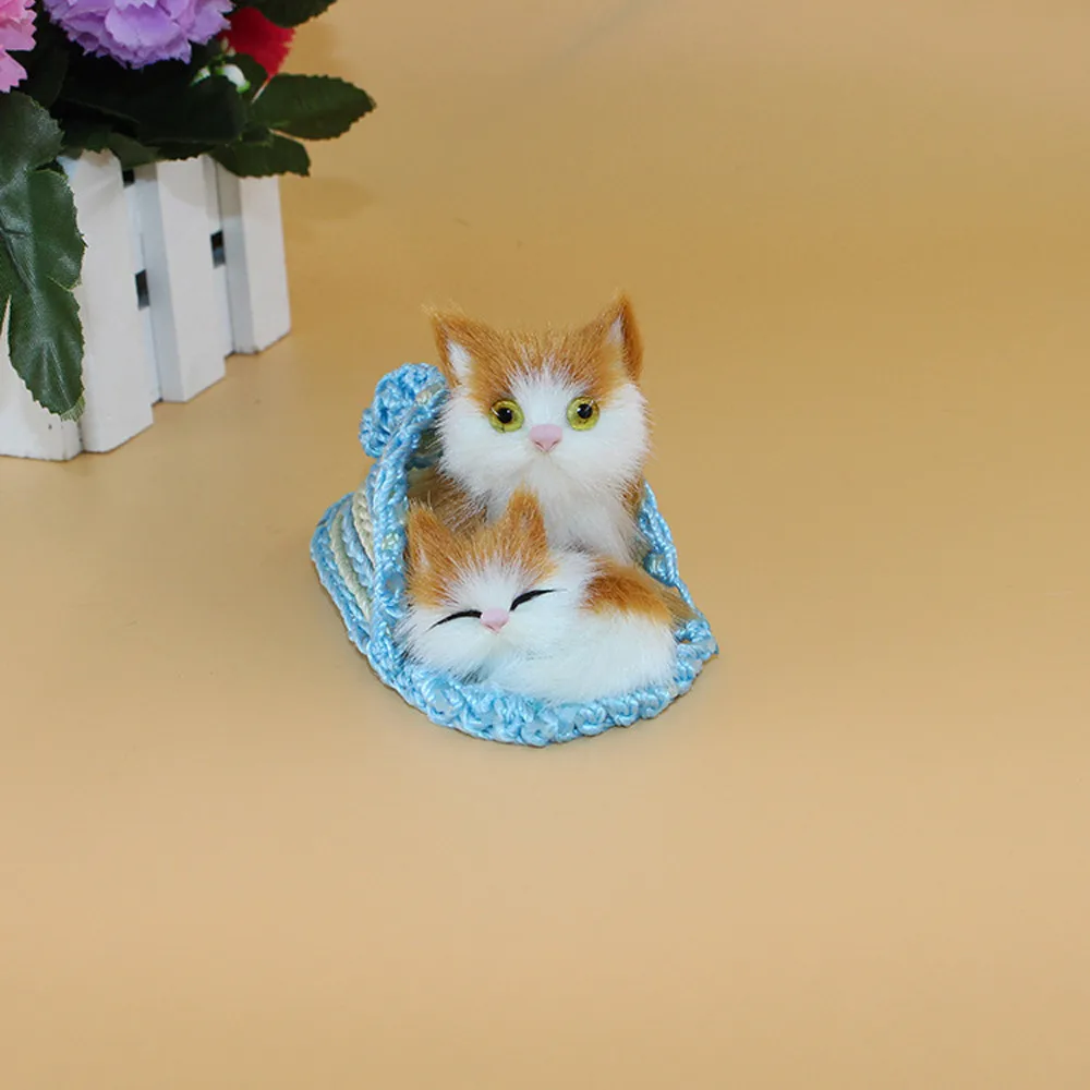 

1PC Cute Toys Cute Plush 2 Cats Soft Toys Doll Lifelike Simulation Gifts for Kids Enjoy Special Offers 5.18