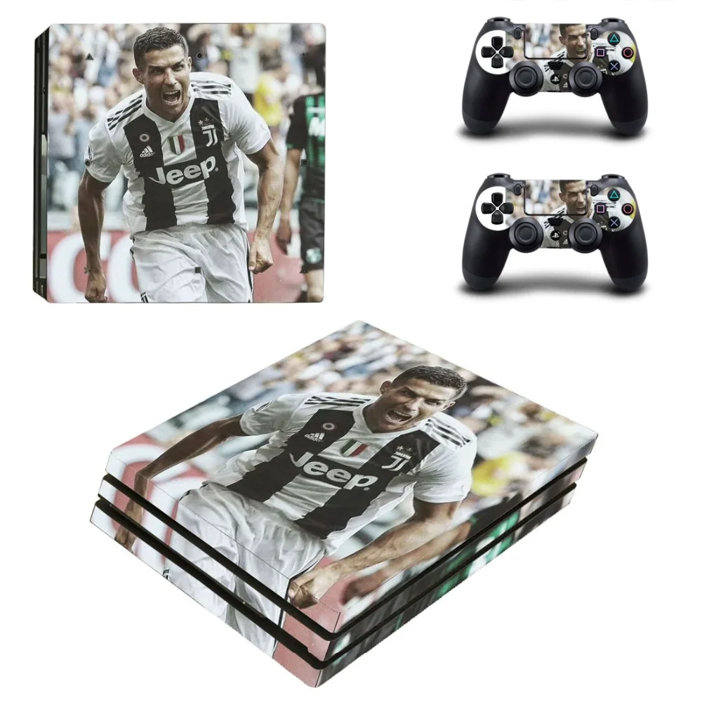 Juventus Cristiano Ronaldo PS4 Pro Skin Sticker Decal for Sony PlayStation 4 Console and 2 Controller PS4 Pro Skin Sticker Vinyl Juventus Cristiano Ronaldo PS4 Pro Skin Sticker Decal for Sony PlayStation 4 Console and 2 Controller PS4 Pro Skin Sticker Vinyl