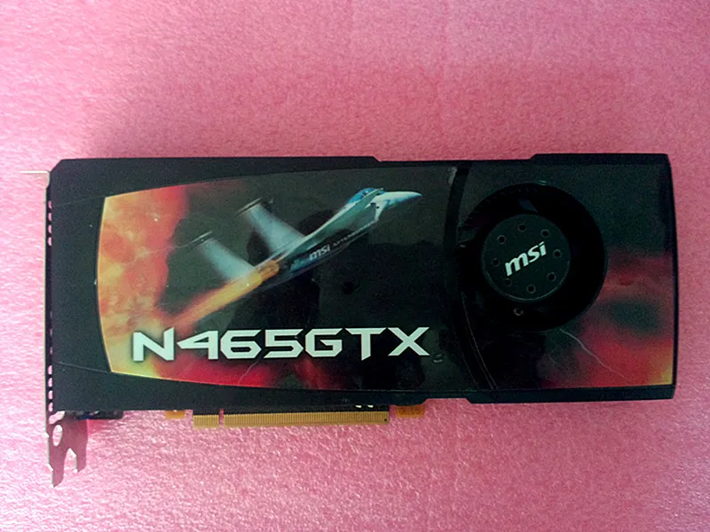  Used original graphics for MSI GTX465 game graphics 1G 352SP 256BIT DDR5 