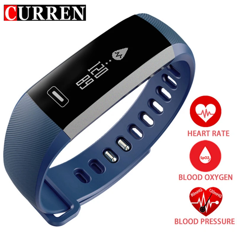 

Smart Watch Sports Fitness Activity Heart Rate Tracker Blood Pressure wristband IP67 Waterproof band Pedometer for IOS Android