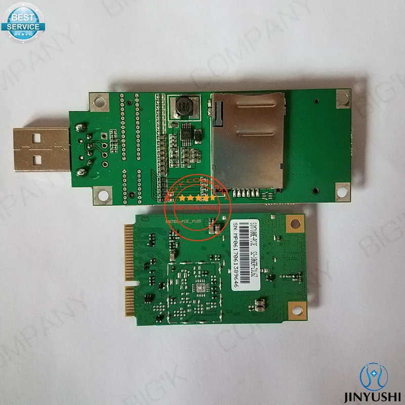 JINYUSHI для SIM7100E Mini Pcie+ 2 шт антенна+ USB карта передачи и TDD-LTE/FDD-LTE/WCDMA Встроенный четырехдиапазонный запас