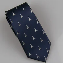 Lammulin Галстуки дизайн мужской костюм темно-синий с Серебристый Стальной башня жаккард шейный платок из микрофибры тощий галстук 7 см Gravata