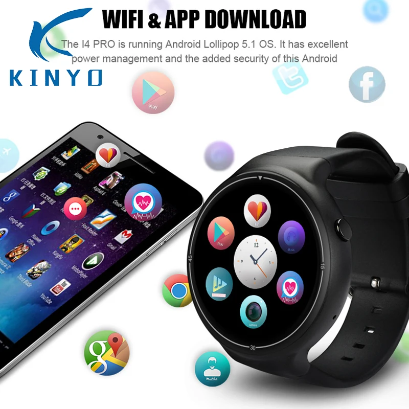 

2018 Smart Watch Waterproof Ram 2GB/Rom 16GB MTK6580 Dual Core Support 3G Bluetooth GPS Wifi Smartwatch for Andorid/IOS phones