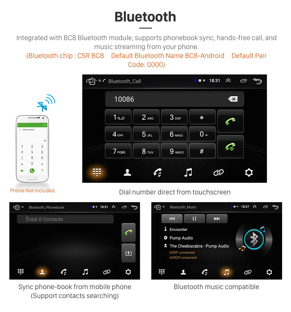 Clearance Seicane 10.1 inch Android 8.1 For 2003 2004 2005 2006 2007 Honda Accord 7 Car GPS Navigation Radio Player Quad-core Head unit 11